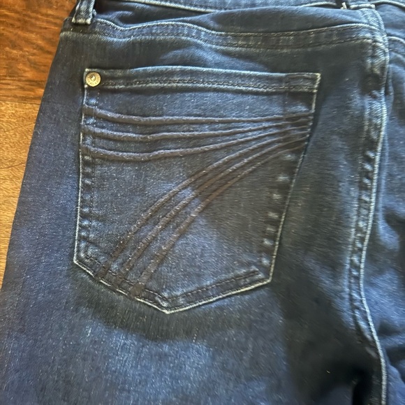 7 For All Mankind Dark Blue Boot Cut Jeans - Picture 1 of 4